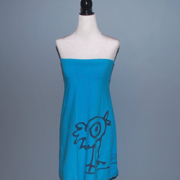 Turquoise Blue Transformative Dress/Skirt - Picture 2 of 8